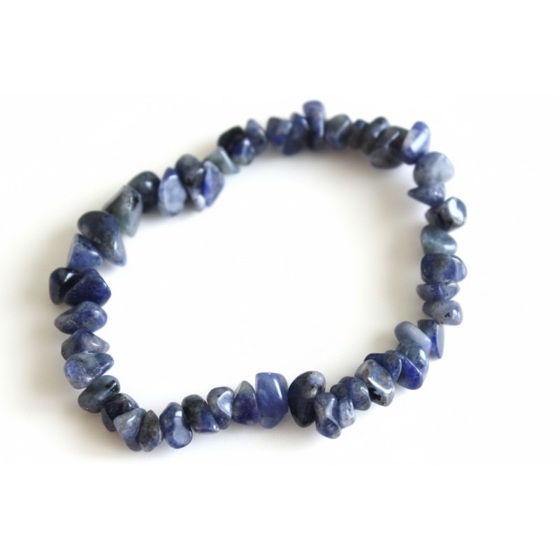 Bracciale Chips in Sodalite per intuizione e logica