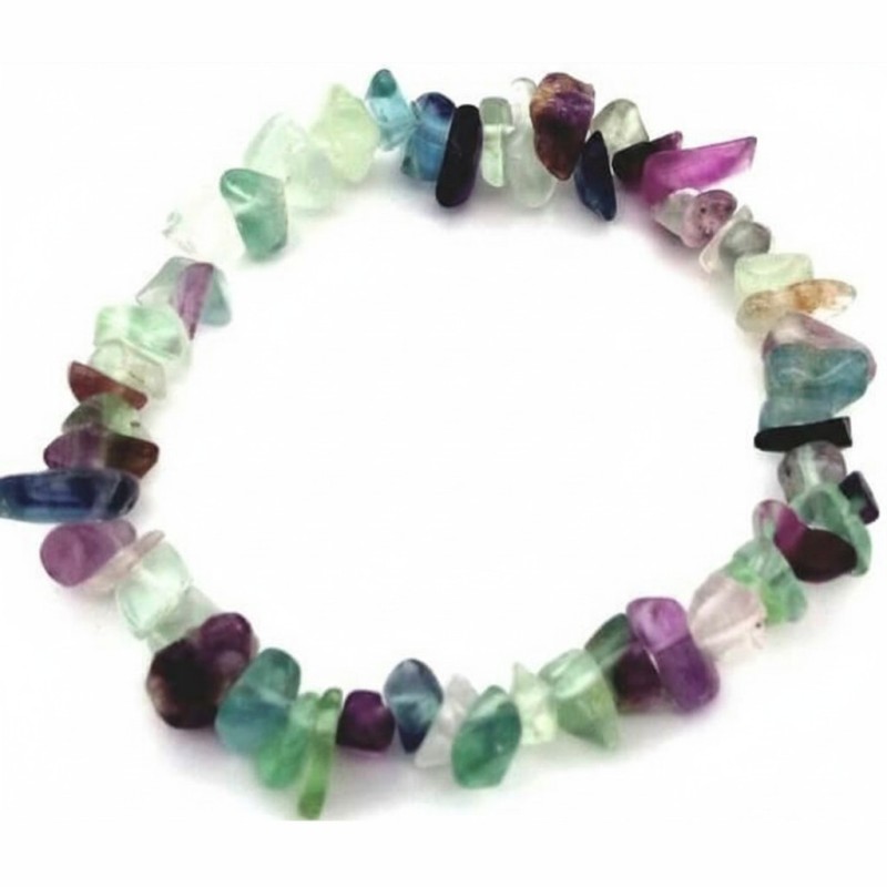 Bracciale Chips in Fluorite per focus e apprendimento