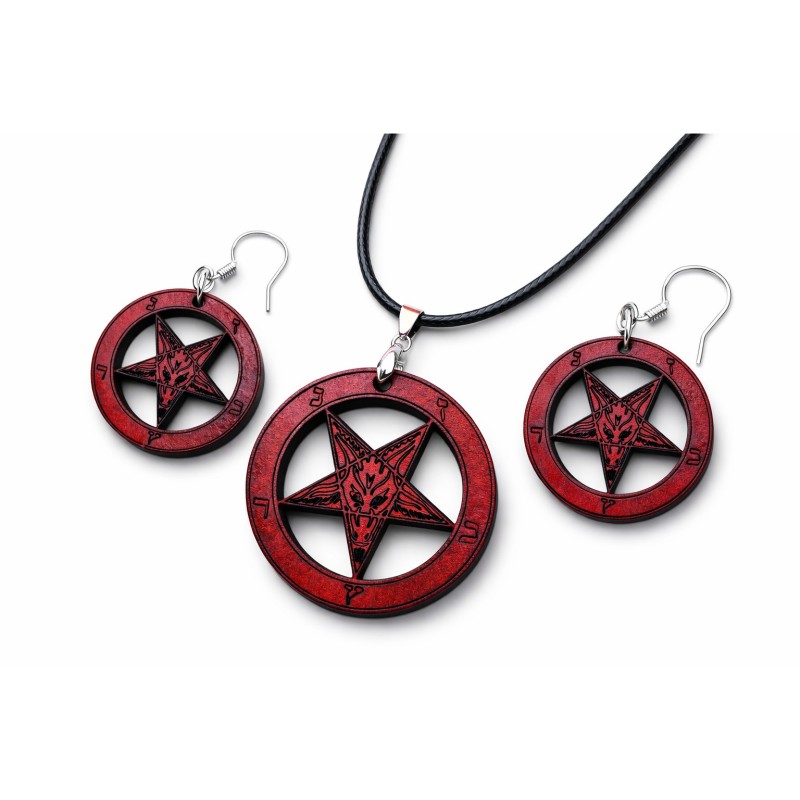 Set Collana + Orecchini Baphomet