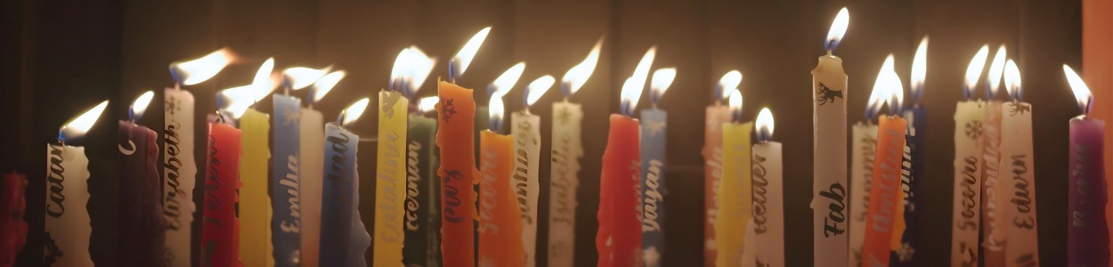 Candele con orazione